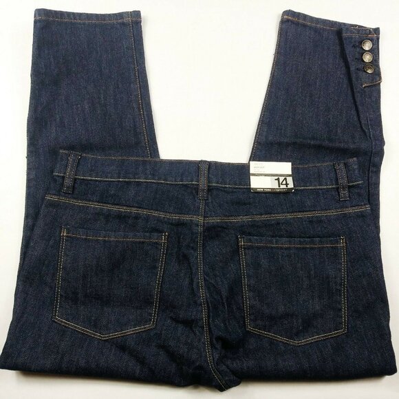 New York And Company Light Blue Ankle Jeans Size 14 (35x34) NWT Free Shipping!!! - Picture 6 of 9
